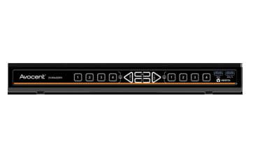 Vertiv SV Universal DP/H Desktop Matrix 2x8 KVM, 3840 x 2160 px, 4K Ultra HD, 1U, Czarny