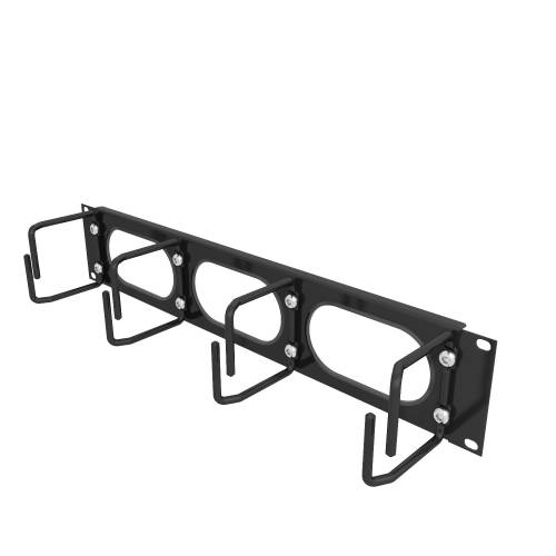 Vertiv VRA1001, Panel zarządzania kablami, Czarny, Metal, 2U, 1 szt., 1,8 kg