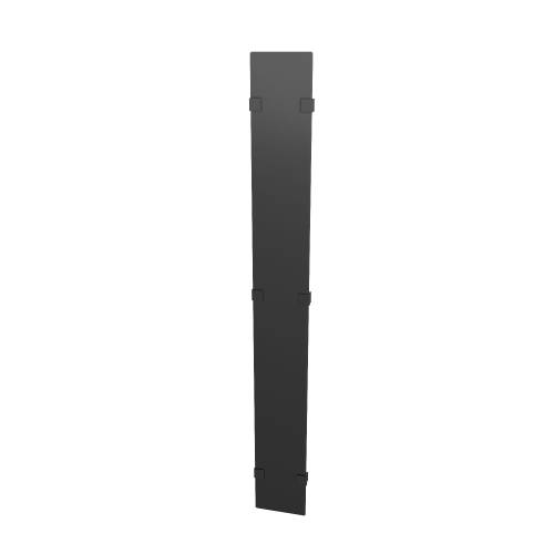 Vertiv VRA1018, Panel zarządzania kablami, Czarny, Metal, 42U, 2 szt., 450 g
