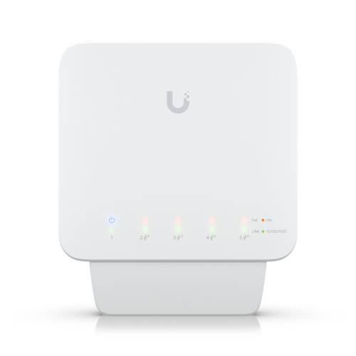 Ubiquiti USW-FLEX | Switch | UniFi, 5x RJ45 1000Mb/s, 1x PoE In, 4x PoE Out, 46W