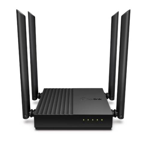 TP-Link Archer C64 | Router WiFi | AC1200 Wave2, MU-MIMO, Dual Band, 5x RJ45 100Mb/s