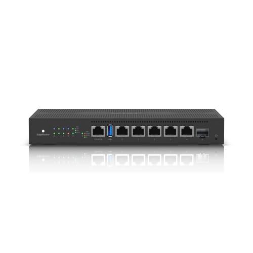 Ubiquiti ER-6P | Router | EdgeMAX EdgeRouter, 5x RJ45 1000Mb/s Passive PoE, 1x SFP