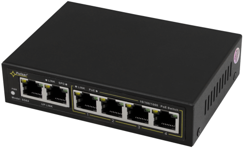 SWITCH GIGABIT POE 4+2 PULSAR SG64