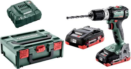Akumulatorowa wiertarka udarowa Metabo SB 18 L BL 2x4Ah walizka ładowarka