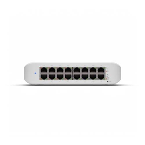Switch Ubiquiti UniFi Lite 16 PoE 16p PoE ( PoE+: 8;) Managed Gigabit (USW-Lite-16-PoE-EU)