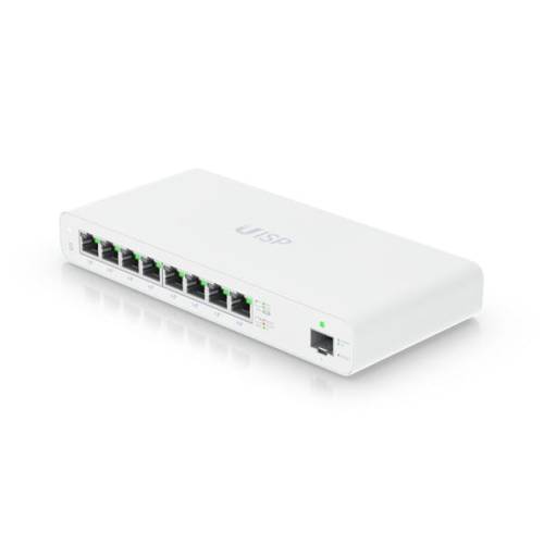 Switch Ubiquiti UISP Switch 9p PoE ( Passive: 8;) 110W Managed Gigabit (UISP-S-EU)