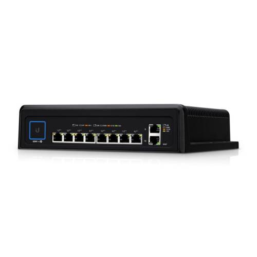 Switch Ubiquiti UniFi Industrial 10p PoE ( PoE++: 8;) Managed Gigabit (USW-Industrial-EU)