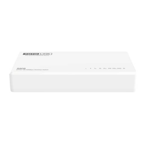 Totolink S808-V5 | Switch | 8x RJ45 100Mb/s, Desktop