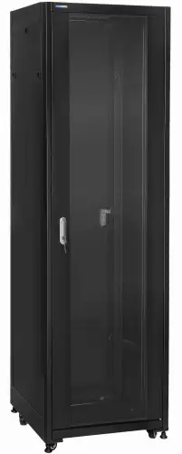 SQ6642/B - szafa Rack 19'' szybkiego montażu - 600x600x42U