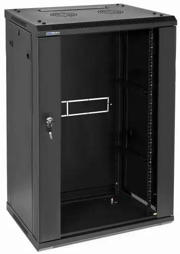 W6418/B - szafa Rack 19" - 600x450x18U