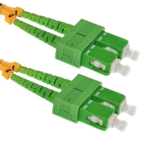 Patchcord SC/APC-SC/APC SM 9/125 G.652D duplex 2m