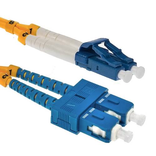 Patchcord SC/UPC-LC/UPC SM 9/125 duplex 3m