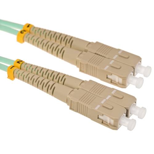 Patchcord światłowodowy SC-SC MM OM3 duplex - 1m
