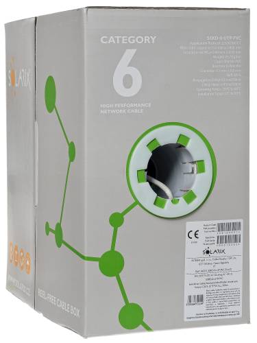 Kabel LAN U/UTP kat.6 Solarix SXKD-6-UTP-PVC