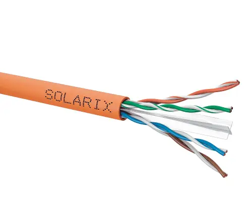 Kabel LAN U/UTP kat.6 Solarix SXKD-6-UTP-LSOHFR-B2ca (500m)