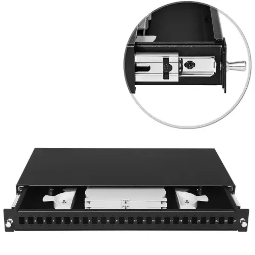 Przełącznica światłowodowa 19" 1U 24xSC simplex