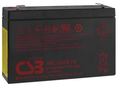 Akumulator 9Ah/6V HRL634W F2