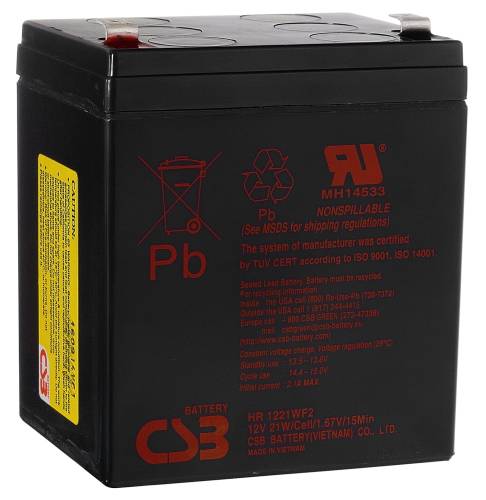 Akumulator 5.1Ah/12V HR1221W F2