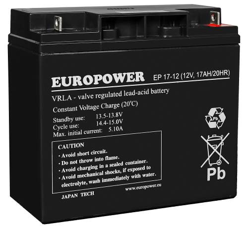EP17-12 - akumulator 17Ah/12V