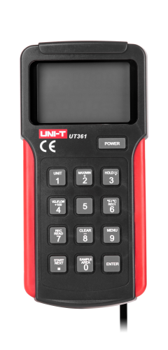 Miernik, wiatromierz z funkcją pomiaru temp. UT361