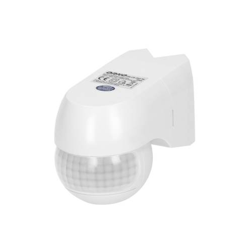 Czujnik ruchu 220st. 1200W, IP44, 3 rodzaje montażu, biały