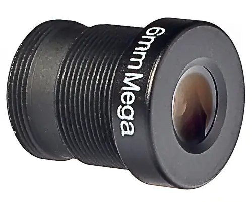 Obiektyw megapikselowy MINI z filtrem 6mm (3Mpx)