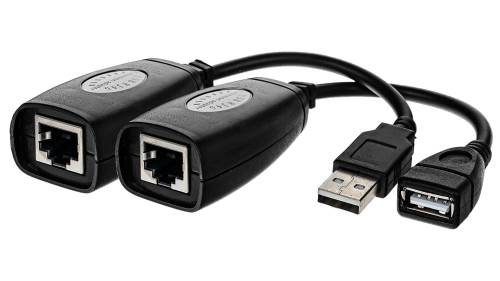 Przedłużacz USB po utp 50m