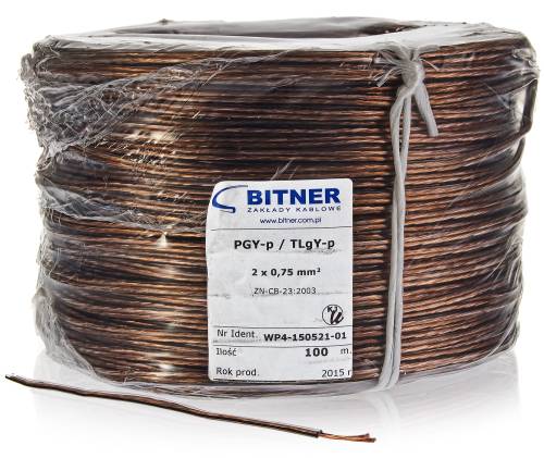 Przewód głośnikowy PGY-p (TLgY) 2x0.75mm