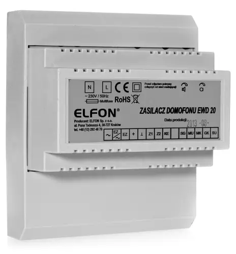Zasilacz domofonowy EWD10/20