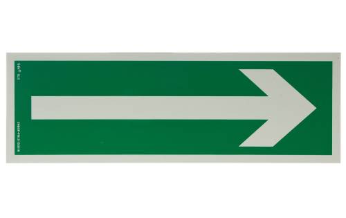 Znak kierunek drogi ewakuacyjnej AA 008