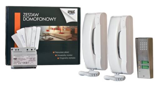 Zestaw domofonowy do domu dwurodzinnego 525/322
