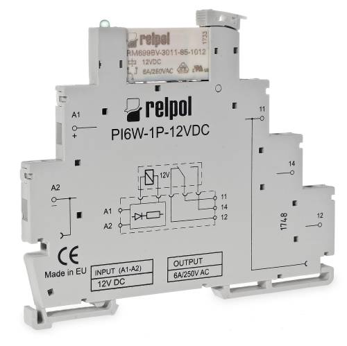 RM69-12V-1P - moduł przekaźnikowy