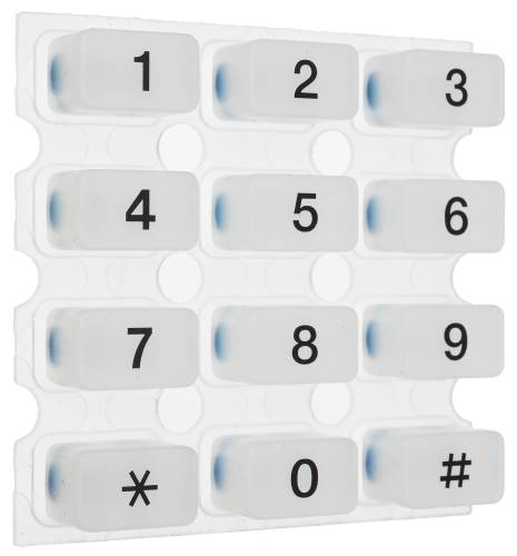 Klawiatura gumowa do zamków szyfrowych