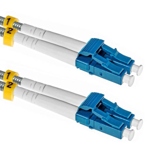 Patchcord zbrojony Outdoor LC/UPC-LC/UPC SM G657A2 duplex - 10m