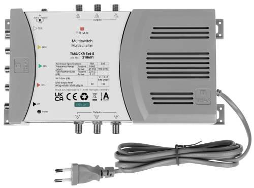 TMS/CKR 5x6 S - multiswitch SAT 5/6