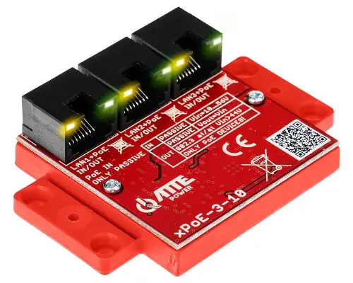 xPoE-3-10 - switch PoE (extender) 3-port