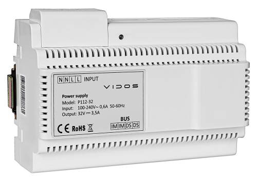 P112-32 - Zasilacz systemowy Vidos 2IP