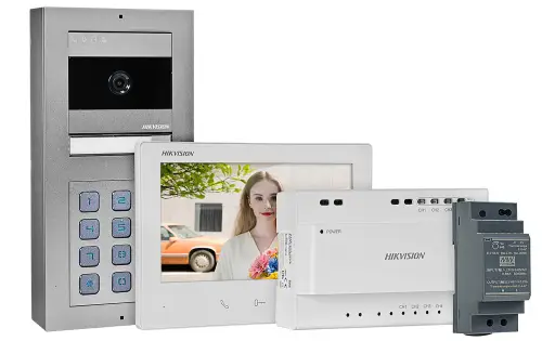 DS-KIS704EY-ACW2/Aluminum - zestaw wideodomofonowy 2-Wire HD