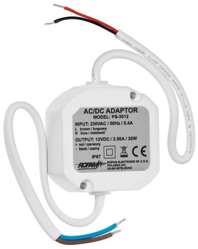 PS-3012 - zasilacz dopuszkowy 2,5A/12V