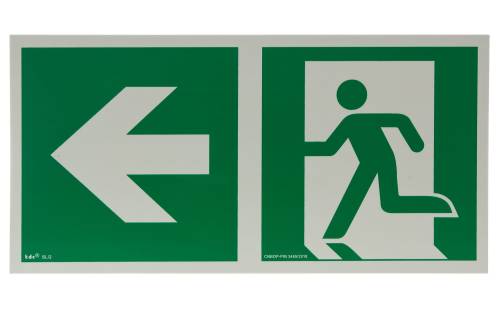 Znak kierunek do wyjścia ewakuacyjnego AA E102