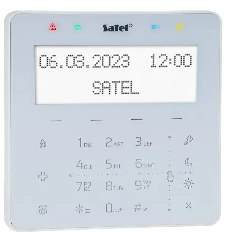 INT-KSG2R-W - manipulator z klawiaturą dotykową