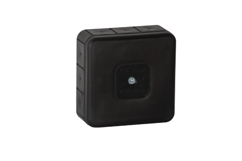 Puszka natynkowa pusta 12 wlotów VIPLAST VP-31 CZARNA IP55 85x85x37mm 031-05