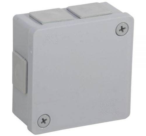Puszka natynkowa pusta 6 wlotów VIPLAST VP-22 SZARA IP55 86x86x40mm 022-03