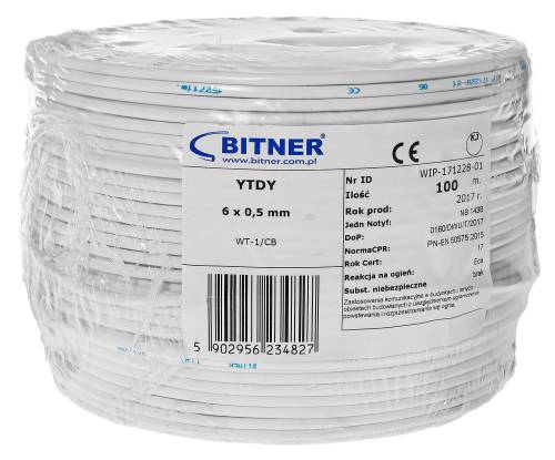 Przewód YTDY BiTprotect 6x0.5 mm