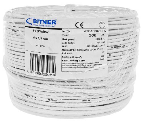 Przewód YTDY (ekw) BiTprotect (St) 6x0.5 mm
