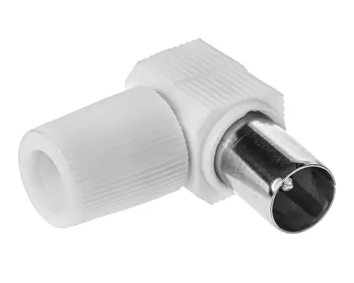 Wtyk TV kątowy (RG6)