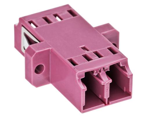 Adapter światłowodowy MM OM4 - LC duplex