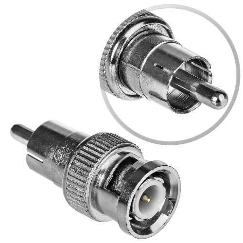 Wtyk BNC - wtyk RCA