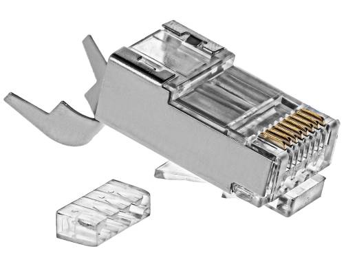 Wtyk RJ45 kat.7 - ekranowany, z prowadnicą