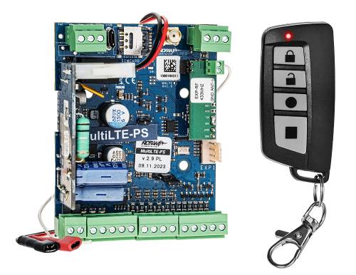 MultiLTE-RF-PS - moduł powiadomienia i sterowania LTE z pilotem i zasilaczem